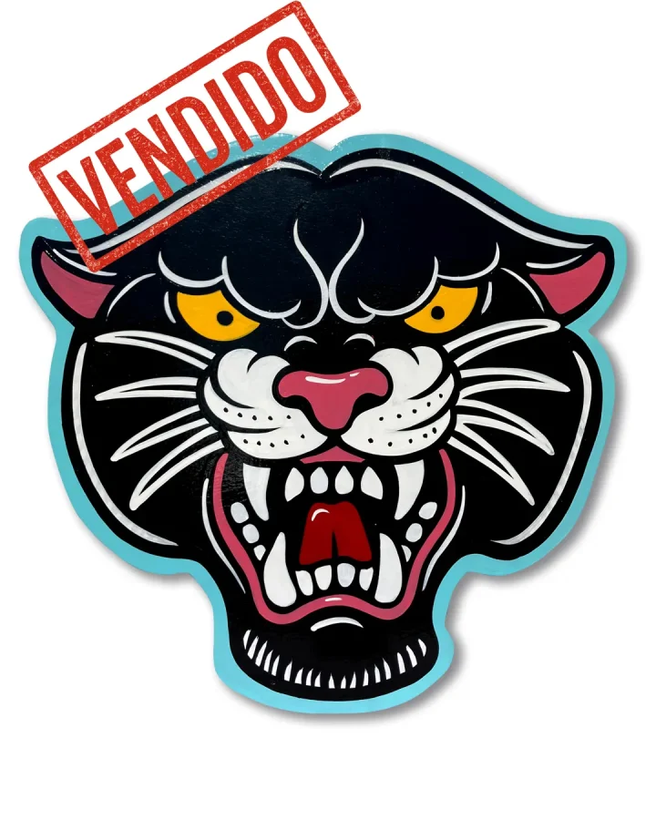 Letrero tattoo pantera vendido