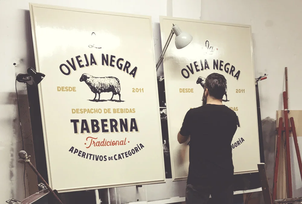 Servicio de Rótulos estilo Vintage