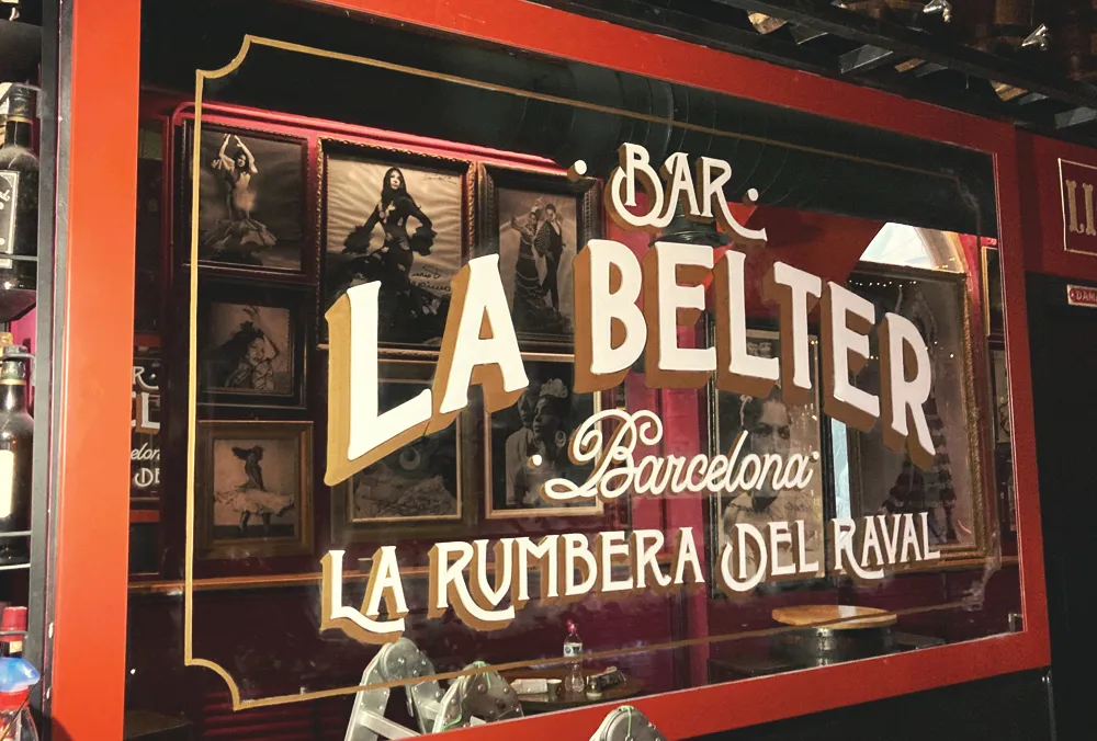 Servicio Rotulación a Mano de Espejos vintage